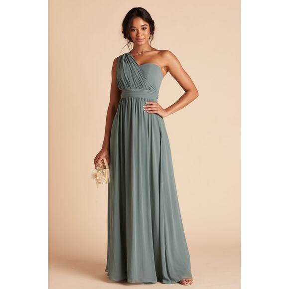 Birdy Grey Grace Convertible Dress in Sea Glass Chiffon - Picture 8 of 13